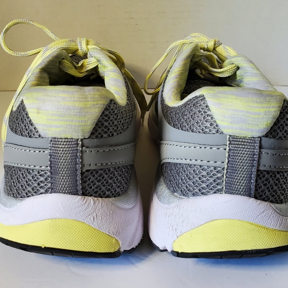 Vionic 335 Satima Sneakers Gray/Yellow Womens Size 7.5 - Picture 4 of 6